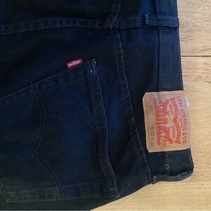 Levi's 501 black Straight Jeans